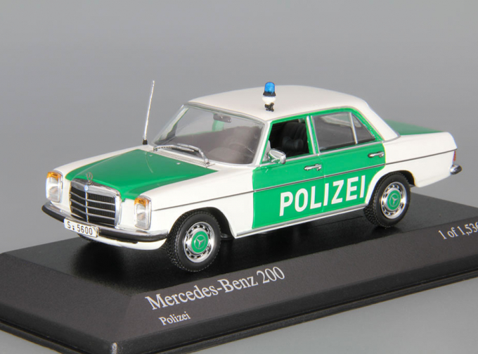 MERCEDES-BENZ 200 Polizei (W114/115), white / green