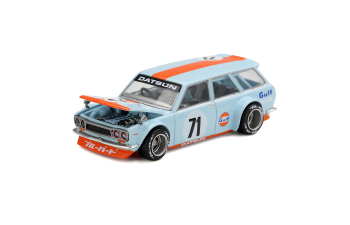 DATSUN 510 *Gulf* Wagon V1 (1969), blue / orange
