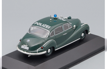 BMW 501 Polizei, Police Cars Collection 11, dark green