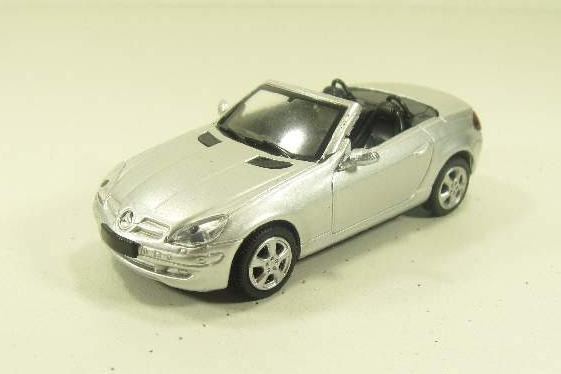 MERCEDES-BENZ SLK 350 (2005), Городские 1:43, серебристый