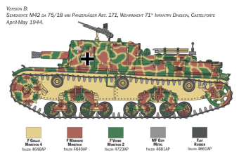 Сборная модель Самоходка M42 da 75/18