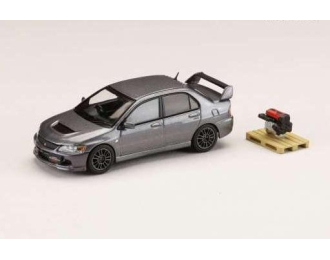 MITSUBISHI Lancer GSR Evolution 9 MR with Engine Display Model, medium purplish grey mica