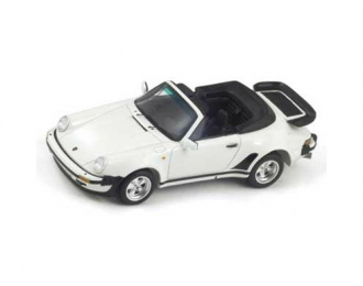 PORSCHE 911 Turbo 3.3 1989 Cabriolet, white