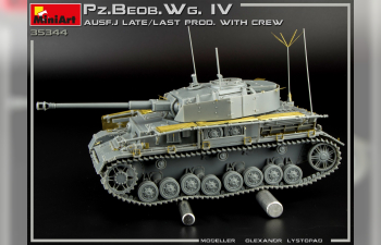 Сборная модель Немецкий командирский танк Pz.Beob.Wg.IV A