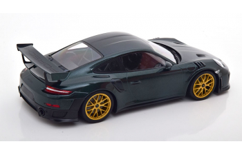 PORSCHE 911 (991/2) GT2 RS Weissach Package (2018), dunkelgrün-metallic/schwarz