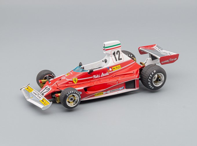 FERRARI F1 312t Scuderia Ferrari №12 World Champion Season (1975) Niki Lauda - Blister Box, Red