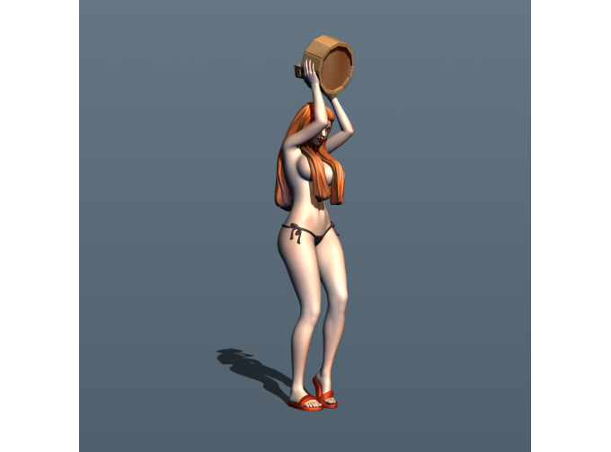 Фигурка Банщица 2, окрашенная