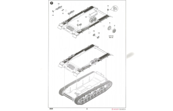 Сборная модель немецкий средний танк Pzkpfw IV Ausf.H