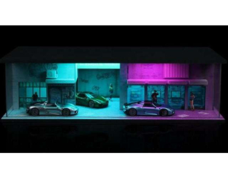 Diorama *cyberpunk with light 02*, various