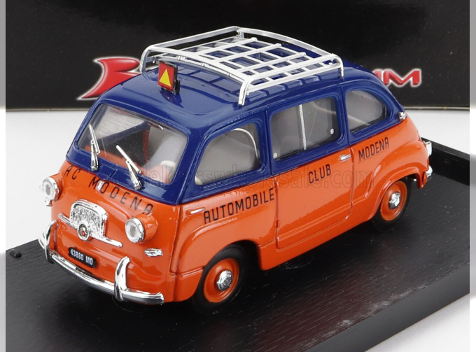 FIAT 600 MULTIPLA AUTOMOBIL CLUB MODENA (1956), ORANGE BLUE