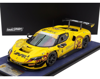 FERRARI 296 Gt3 3.0l Twin Turbo V6 Team Harmony Racing №50 Macau Gp Fia Gt World Cup (2024) Yifei Ye, Yellow