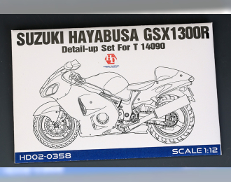 Набор для доработки Suzuki Hayabusa GSX 1300R Detail-up Set для моделей T 14090（PE+Metal parts）