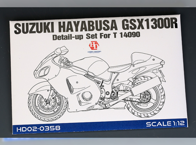 Набор для доработки Suzuki Hayabusa GSX 1300R Detail-up Set для моделей T 14090（PE+Metal parts）