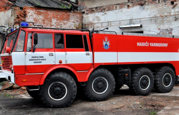 СБорная модель Пожарно-насосная станция TATRA 813-R