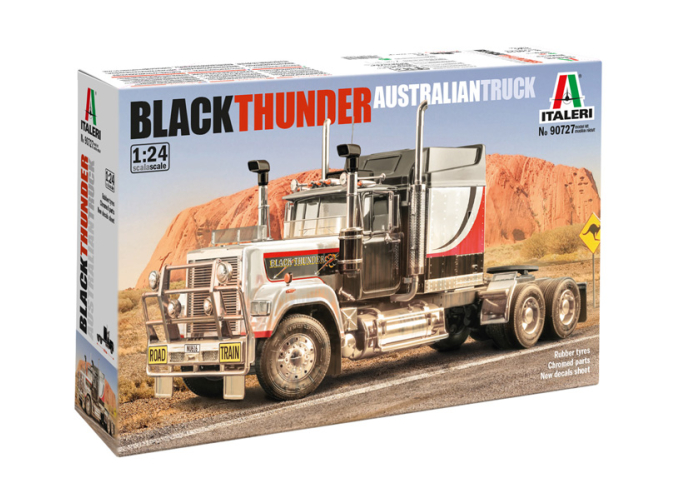 Сборная модель MACK Black Tunder Australian Tractor Truck 3-assi (1981)