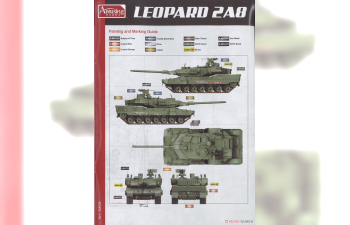 Сборная модель танк Leopard 2 A8