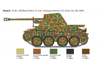 Сборная модель Sd.Kfz 138 Ausf. H Marder III with crew