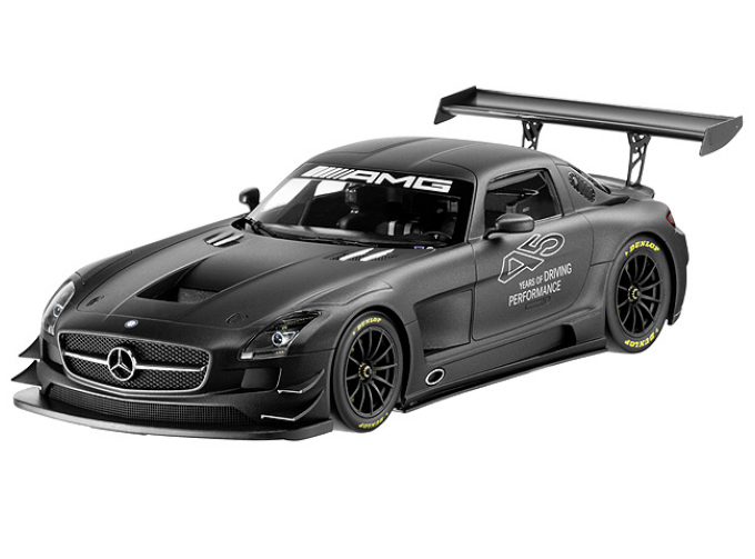 MERCEDES-BENZ SLS AMG GT3 Año (2013), grafit magno