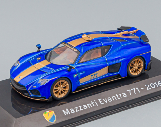 MAZZANTI Evantra 771 (2016) - Con Vetrina - With Showcase, Blue Gold