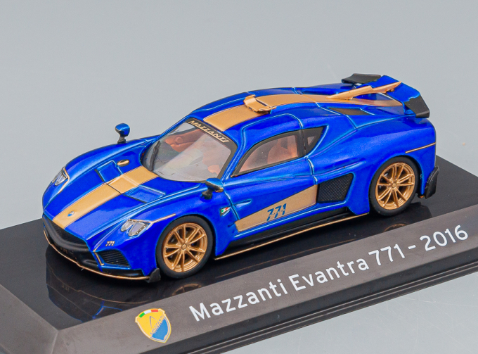 MAZZANTI Evantra 771 (2016) - Con Vetrina - With Showcase, Blue Gold