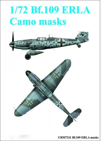 Маска окрасочная Bf.109 ERLA Camo