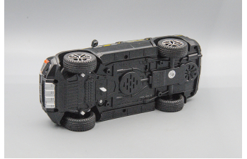 TOYOTA Land Cruiser 250 (Prado) чёрный, 21 см.