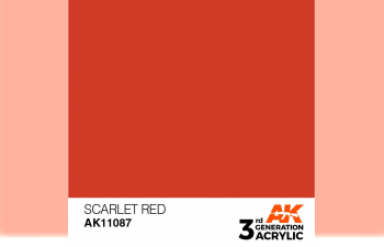 Краска акриловая 3rd Generation Scarlet Red 17ml