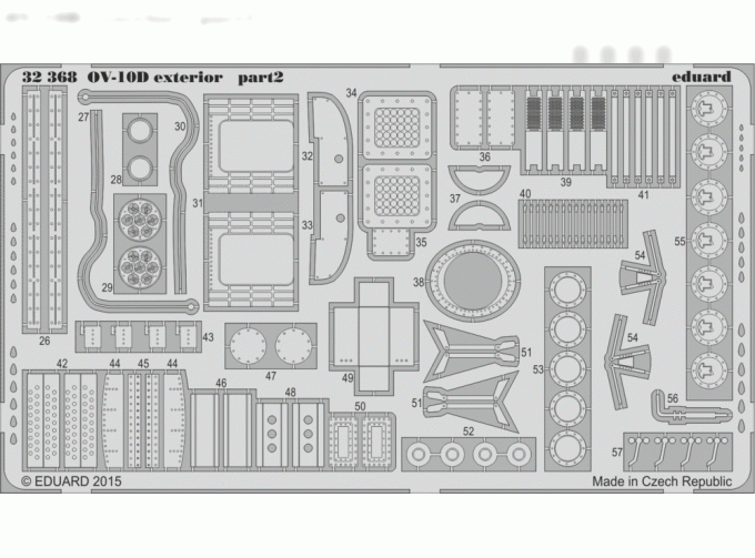 Фототравление для OV-10D exterior