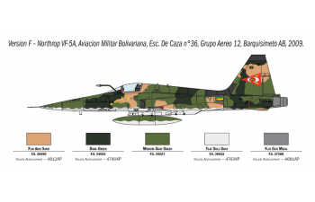 Сборная модель NORTHROP F-5a Freedom Fighter Airplane Military 1962