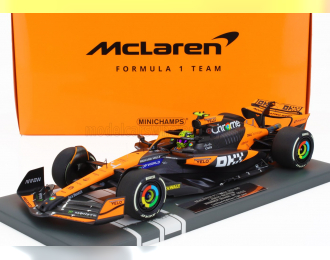 McLAREN F1  Mcl38 Team Mclaren №4 Season (2024) Lando Norris, Orange Black