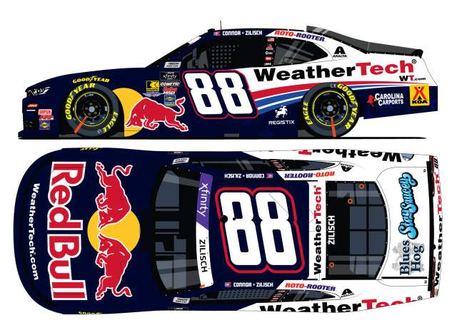 Chevrolet #88 Connor Zilisch *Weathertech/Red Bull*, various 2025