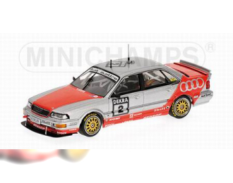 AUDI V8 #2 Team AZR F.Jelinski DTM (1992), silver / red