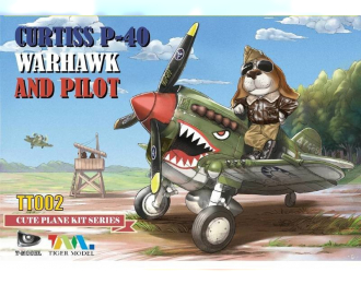 Сборная модель Curtiss P-40 Warhawk Fighter And Pilot