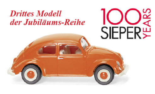 VOLKSWAGEN Brezelkäfer orange