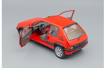 PEUGEOT 205 1.9 GTI (1988), red