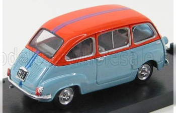 FIAT 600D MULTIPLA OPERAZIONE SAN GENNARO (1966), LIGHT BLUE ORANGE