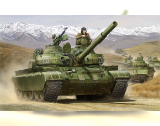 Сборная модель Танк  Т-62 БДД мод.1984