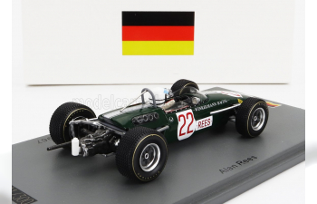 BRABHAM F2 Bt23 №22 2nd German Gp (1967) Alan Rees, Green White