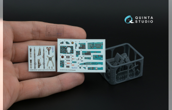 3D Декаль интерьера кабины МиГ-21СМ (Eduard) (с 3D-печатными деталями)