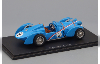 DELAHAYE 145 #2 G.Comotti - A.Divo Le Mans (1938), blue