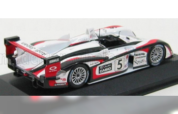 AUDI R8 3.6l Turbo V8 Team Goh Audi Sport Japan №5 Winner 24h Le Mans (2004) T.Kristensen - S.Ara - R.Capello, White Red