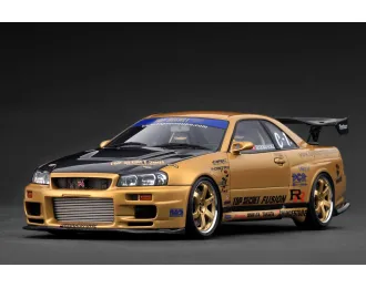 NISSAN Skyline TOP SECRET 34GT-R (BNR34), gold