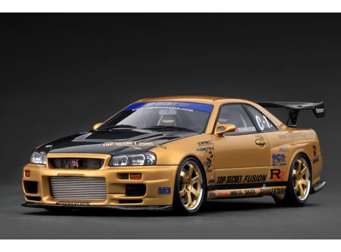 NISSAN Skyline TOP SECRET 34GT-R (BNR34), gold
