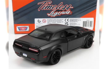 DODGE Challenger Hellcat Srt Coupe (2018), Matt Black