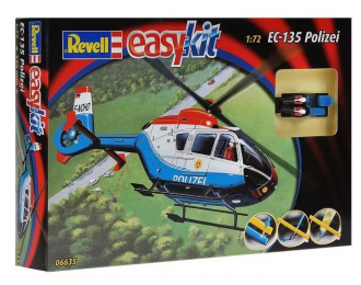 Сборная модель Полицейский вертолет Airbus Helicopters EC135 "easykit" (сборка без клея)