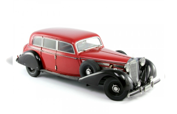 MERCEDES-BENZ 770 Limousine с фигурками (1938), cherry / black