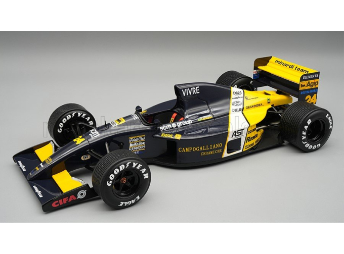 MINARDI F1 M191 FORD №24 Australian GP Rain tires (1991) Roberto Moreno