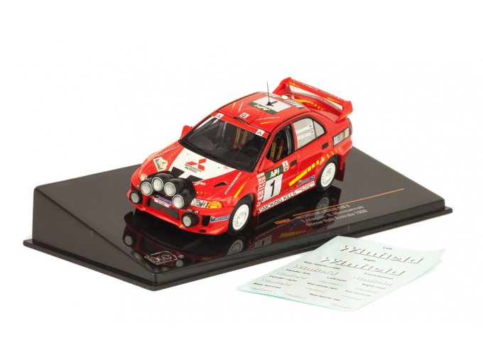 Mitsubishi Lancer Evo V #1 победитель Rally Australia 1998 Makinen/Mannisenmaki