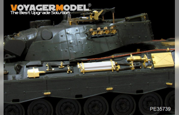 Фототравление Modern German Leopard1A5 MBT (Gun barrel ,smoke discharger atenna base include(For MENG TS-015)