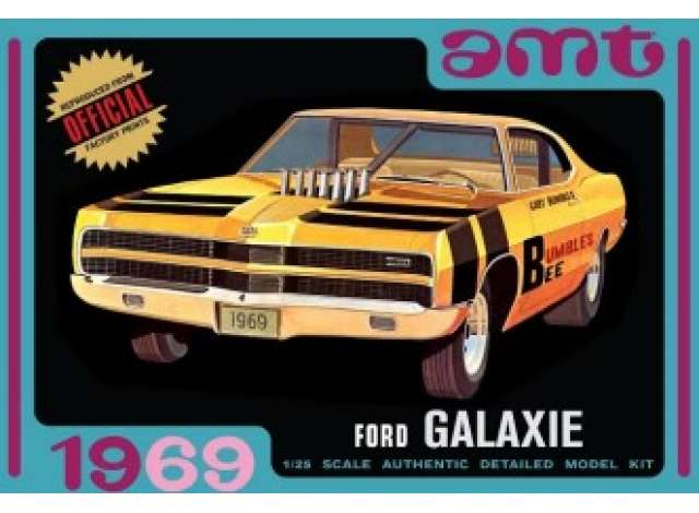 Сборная модель Ford Galaxie Hardtop, plastic modelkit 1969